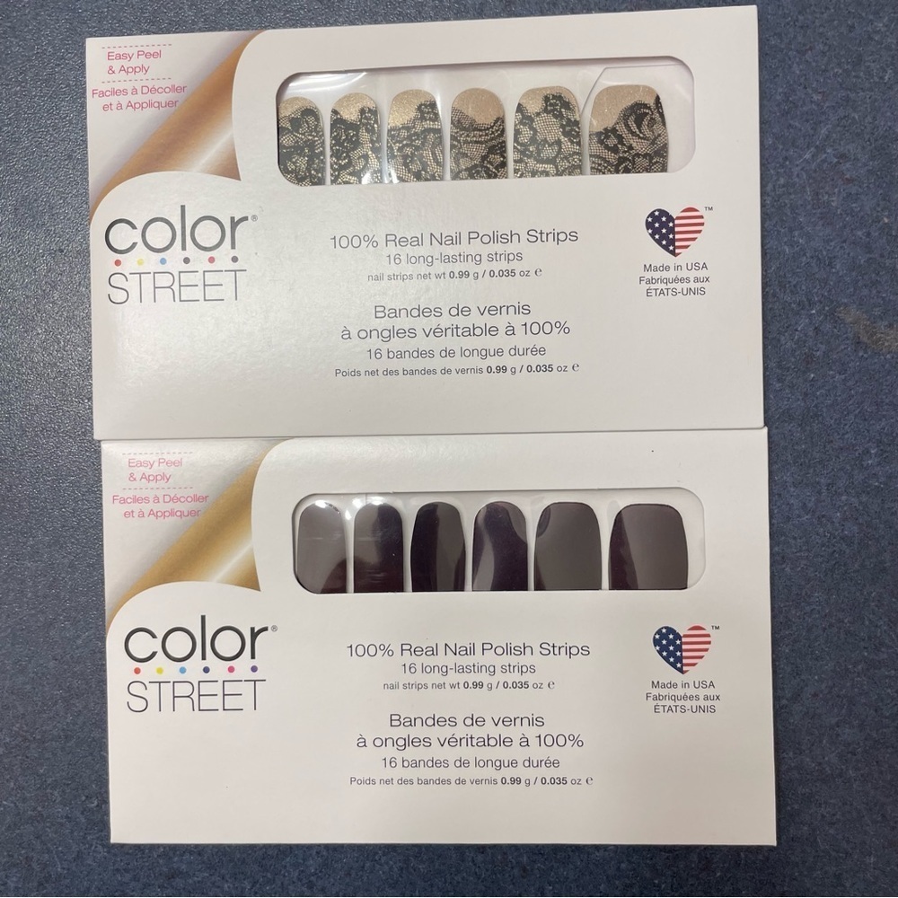 COLOR STREET nail polish strips bundle Lacey Business Made in Milan